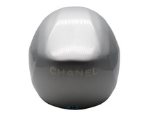 画像をギャラリービューアに読み込む, CHANEL シャネル ヴィンテージ ヘルメット シルバー ブラック オレンジ ロゴ ココマーク size58 良好 中古 31890