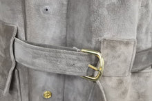 画像をギャラリービューアに読み込む, GUCCI グッチ ムートンコート スエード メンズ ヴィンテージ ベージュ サイズ 48 ファー レザー 中古 28960