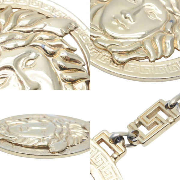VERSACE ヴェルサーチ ヴィンテージ メデューサペンダントトップジャンボネックレス ゴールド 美品 中古 29190