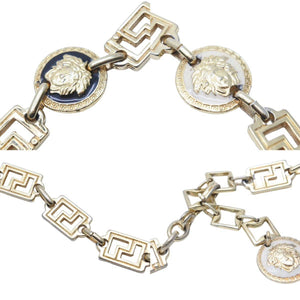 VERSACE ヴェルサーチ ヴィンテージ メデューサペンダントトップジャンボネックレス ゴールド 美品 中古 29190