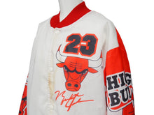 画像をギャラリービューアに読み込む, NBA エヌビーエー CHICAGO BULLS シカゴ ブルズ JORDAN ジョーダン ヴィンテージ ブルゾン ジャンパー ジャケット XL中古 29322