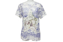 画像をギャラリービューアに読み込む, DIOR ディオール ピエトロ・ルッフォ Ｔシャツ 半袖 カットソー アラウンドザワールド 043T03PR446 サイズXS レディース 良好 29451