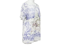 画像をギャラリービューアに読み込む, DIOR ディオール ピエトロ・ルッフォ Ｔシャツ 半袖 カットソー アラウンドザワールド 043T03PR446 サイズXS レディース 良好 29451