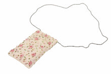 画像をギャラリービューアに読み込む, ANNA MOLINARI アンナモリナーリ チェーンショルダーバング 花柄 ビーンズ ゴールド金具 中古 29839