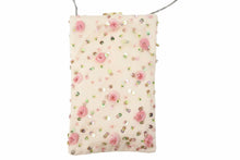 画像をギャラリービューアに読み込む, ANNA MOLINARI アンナモリナーリ チェーンショルダーバング 花柄 ビーンズ ゴールド金具 中古 29839