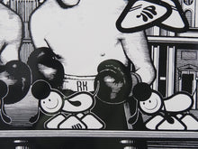 Load image into Gallery viewer, 新品同様 THE LONDON POLICE ロンドンポリス シルクスクリーンペーパー ボクサー 30枚限定 サイン付き 絵画 ポスター 中古 30051
