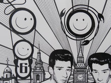 Load image into Gallery viewer, 新品同様 THE LONDON POLICE ロンドンポリス シルクスクリーンペーパー ボクサー 30枚限定 サイン付き 絵画 ポスター 中古 30051