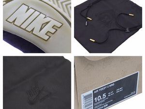 Unused / with black tag NIKE AIR YEEZY 2 Air Yeezy Solar Red 508214-006 Black Sneakers 30346