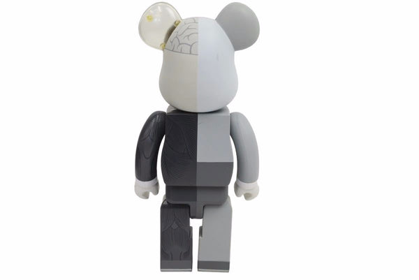 KAWS BE@RBRIK Gray COMPANION Human Anatomy Model 400% Original Fake Excellent Condition Used 31534