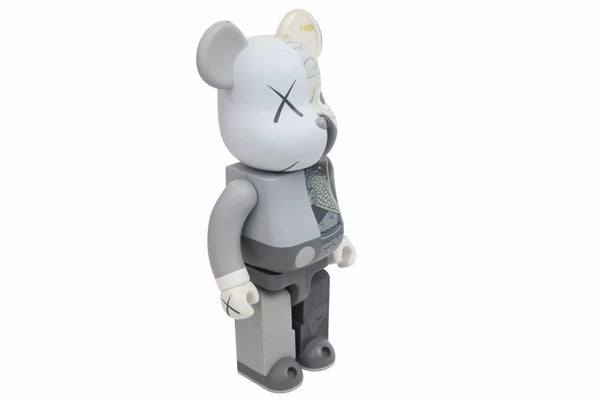KAWS BE@RBRIK Gray COMPANION Human Anatomy Model 400% Original Fake Excellent Condition Used 31534