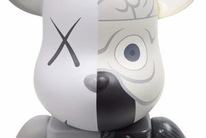 KAWS BE@RBRIK Gray COMPANION Human Anatomy Model 400% Original Fake Excellent Condition Used 31534