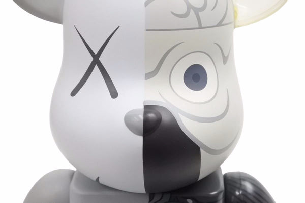 KAWS BE@RBRIK Gray COMPANION Human Anatomy Model 400% Original Fake Excellent Condition Used 31534