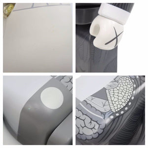 KAWS BE@RBRIK Gray COMPANION Human Anatomy Model 400% Original Fake Excellent Condition Used 31534