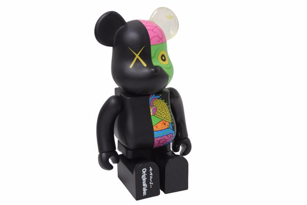 BE@RBRICK KAWS 人体模型 400% 赤/レッド 箱 COMPANION メディコムトイ ベアブリック カウズ OriginalFake 31535