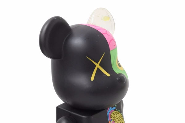 BE@RBRICK KAWS 人体模型 400% 赤/レッド 箱 COMPANION メディコムトイ ベアブリック カウズ OriginalFake 31535