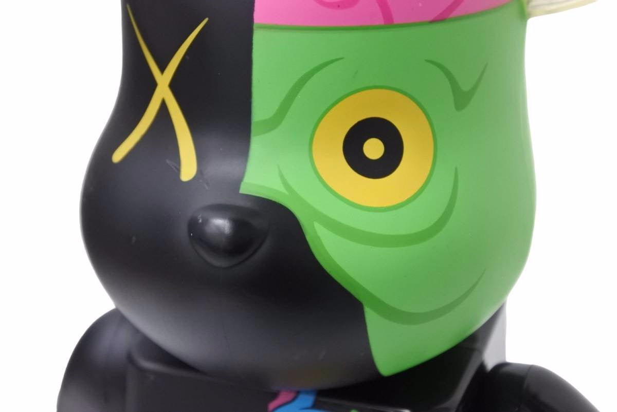 BE@RBRICK KAWS 人体模型 400% 赤/レッド 箱 COMPANION メディコムトイ