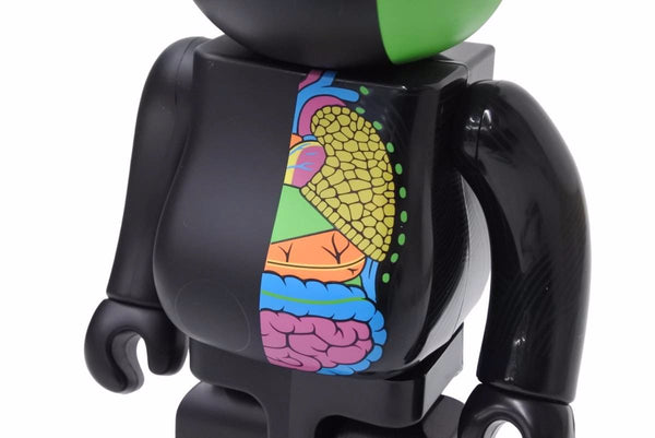 BE@RBRICK KAWS 人体模型 400% 赤/レッド 箱 COMPANION メディコムトイ ベアブリック カウズ OriginalFake 31535