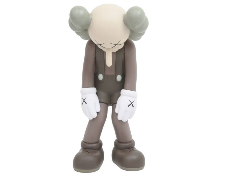 MEDICOM TOY メディコムトイ KAWS カウズ フィギュア 2017年 KAWS SMALL LIE ブラウン オブジェ 美品 31553