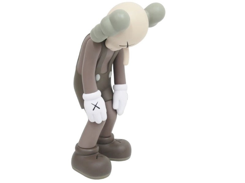 MEDICOM TOY メディコムトイ KAWS カウズ フィギュア 2017年 KAWS SMALL LIE ブラウン オブジェ 美品 31553