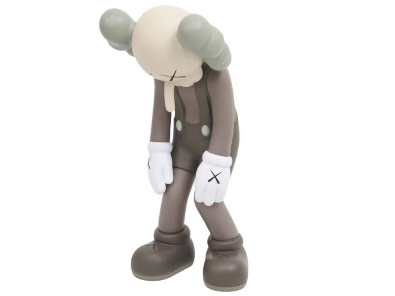 MEDICOM TOY メディコムトイ KAWS カウズ フィギュア 2017年 KAWS SMALL LIE ブラウン オブジェ 美品 31553