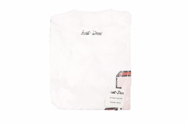 JUSTDON Kids print red pink white size xs personal storage unused item 31696