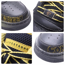 画像をギャラリービューアに読み込む, NIKE × BUSY P ナイキ × ビジーP エアフォース1ロー Lives strong 378367-001 イエロー ブラック 27.5cm 31916