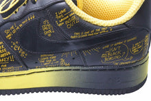 画像をギャラリービューアに読み込む, NIKE × BUSY P ナイキ × ビジーP エアフォース1ロー Lives strong 378367-001 イエロー ブラック 27.5cm 31916