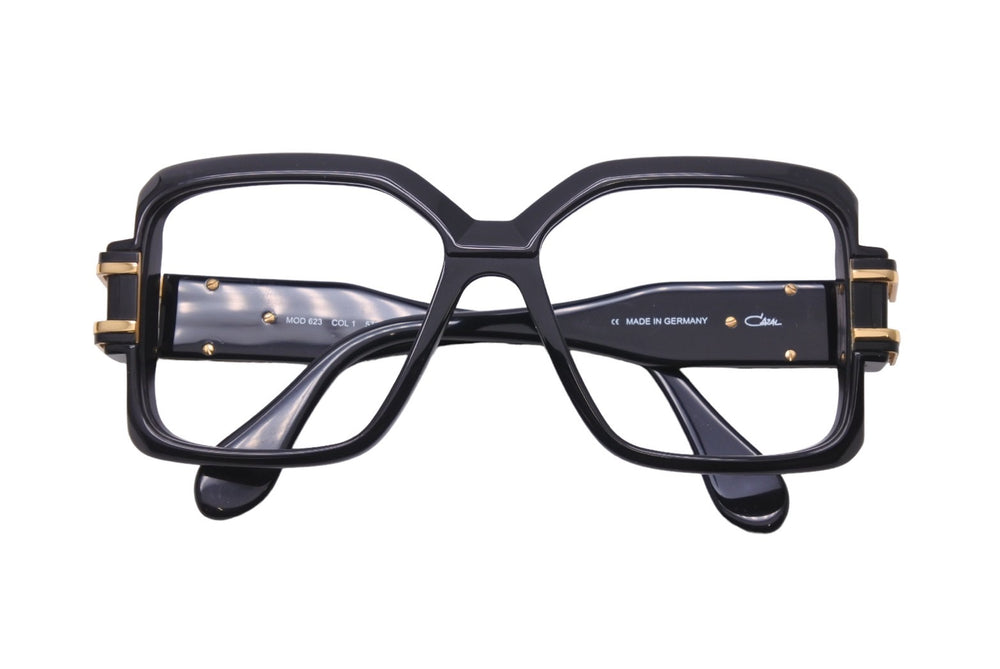 CAZAL カザール サングラスフレーム メガネ 黒縁 MOD 623 57□16 Z0301U ブラック メンズ 美品 35785
