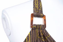 画像をギャラリービューアに読み込む, FENDI フェンディ ヴィンテージ 総柄 スイムウェア ズッカ柄 ベカンバッグ 水着 ブラウン ビキニ サイズ40 美品 中古 32705