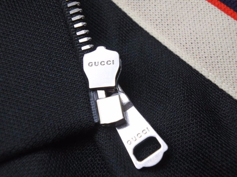 GUCCI グッチ テクニカルジャージ 474634-X5T39 トラックジャケット ブルゾン アウター ロゴ袖 ブラック サイズS メンズ 中古  32970 – Casanova Vintage