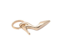 Load image into Gallery viewer, 極美品 CHANEL シャネル ヴィンテージ アクセサリーチャーム 靴 ヒール パンプス ココマーク ゴールド 中古 33226
