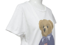 画像をギャラリービューアに読み込む, Polo Ralph Lauren ポロ ラルフローレン グラフィック プリント クルーネック アメリカ国旗 Tシャツ ポロベアー 中古 33311