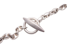 Load image into Gallery viewer, HERMES エルメス ロング ネックレス アンカーチェーン イカリ ヴィンテージ シルバー925 102cm 173.2g 美品 中古 33342
