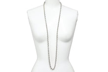 Load image into Gallery viewer, HERMES エルメス ロング ネックレス アンカーチェーン イカリ ヴィンテージ シルバー925 102cm 173.2g 美品 中古 33342