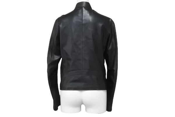 ASTRAET Riders 5422-136-0041 Leather jacket leather jacket black size 0 ladies used 33826