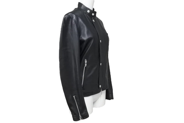 ASTRAET Riders 5422-136-0041 Leather jacket leather jacket black size 0 ladies used 33826