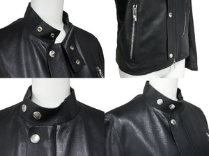 ASTRAET Riders 5422-136-0041 Leather jacket leather jacket black size 0 ladies used 33826