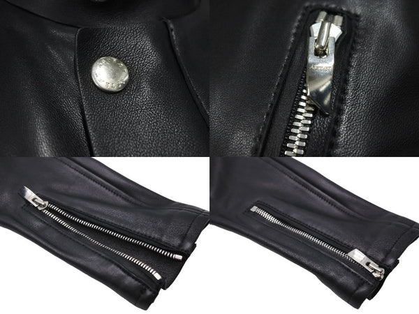 ASTRAET Riders 5422-136-0041 Leather jacket leather jacket black size 0 ladies used 33826