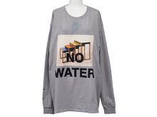 Load image into Gallery viewer, A-COLD-WALL ア コールド ウォール 長袖Tシャツ ロンT NO WATER プリント コットン グレー サイズS 良品 中古 33977