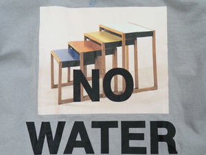 A-COLD-WALL ア コールド ウォール 長袖Tシャツ ロンT NO WATER プリント コットン グレー サイズS 良品 中古 33977