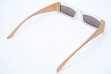 画像をギャラリービューアに読み込む, EMPORIO ARMANI エンポリオアルマー二 サングラス イタリア製 ロゴ クリア ベージュ 615-s 446 51□17 135 中古 34182