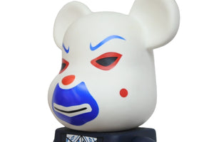 BE@RBRICK Bearbrick Dark Knight Figure, Hobby, Size 400%, 2008, Navy, Excellent Condition, Used, Item Number 34410