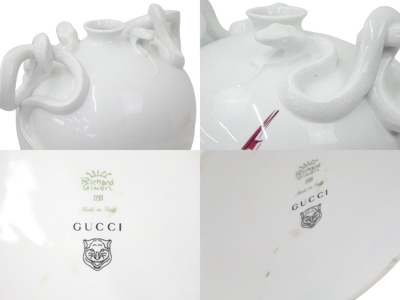 Gucci Decor グッチ デコール インテリアコレクション 花瓶 ポーセリン