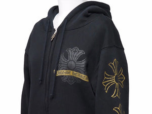 CHROME HEARTS クロムハーツ HOODIE ゴールドクラッシュプリント