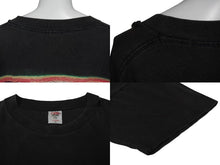 画像をギャラリービューアに読み込む, RUSH COUNTERPARTS ラッシュ 90s ウサギとカメ 半袖Ｔシャツ ブラック プリント ヴィンテージ 動物 サイズXL 中古 35571