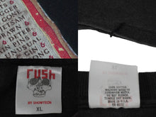 画像をギャラリービューアに読み込む, RUSH COUNTERPARTS ラッシュ 90s ウサギとカメ 半袖Ｔシャツ ブラック プリント ヴィンテージ 動物 サイズXL 中古 35571