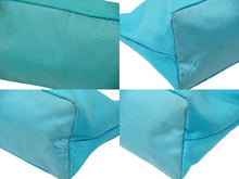 Load image into Gallery viewer, PRADA プラダ ハンドバッグ ワンショルダーバッグ 1N1413 アクセサリーポーチ テスート ナイロン レザー ブルー 美品 中古 35618