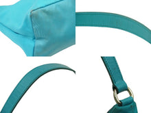 Load image into Gallery viewer, PRADA プラダ ハンドバッグ ワンショルダーバッグ 1N1413 アクセサリーポーチ テスート ナイロン レザー ブルー 美品 中古 35618