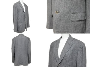 Raffaele Caruso ラファエルカルーゾ セットアップ スーツ ジャケット パンツ ウール サイズ46 グレー メンズ 美品 35661