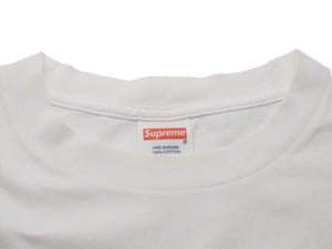 supreme Box Logo Tee 20th Anniversary Box Logo T-shirt Ivory Short Sleeve Tops Size M Used 36106